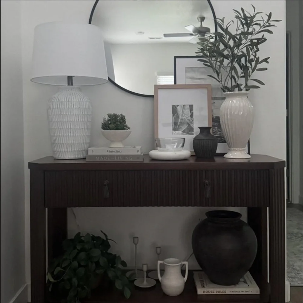 Large Rustic Ceramic Vase - Threshold™ - Picture 3 of 11